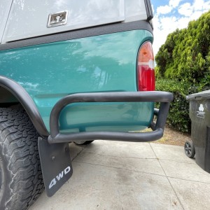 Rear bumper profile