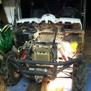 What do you do at 2am when bored? Take the "hood" off and air box