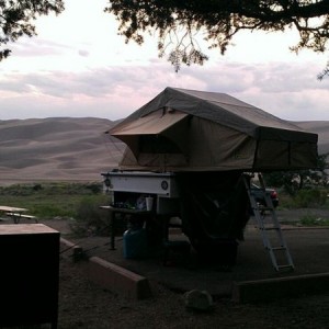 Got the trailer out to use it finally. Went up to Great Sand Dunes National