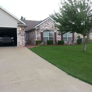 Just got done mowing the yard right before the next batch of rain