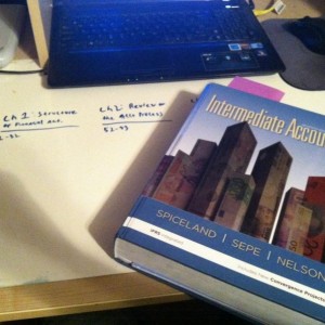 Getting a jump start on the semester haha