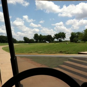 Nice day for a round of golf.
