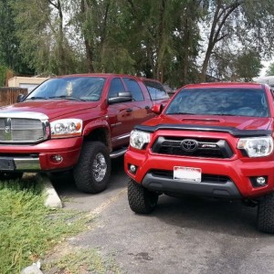 New 3" RevTek lift - next to my old truck 1