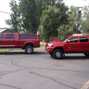 New 3" RevTek lift - next to my old truck 2