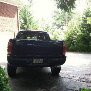 Rear Cleaned and Waxed