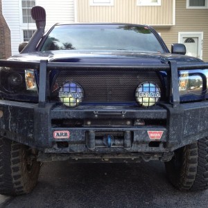 Homertaco installed and cleaned up bumper setup. Next step led bars.