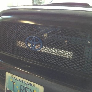 light bar moutned