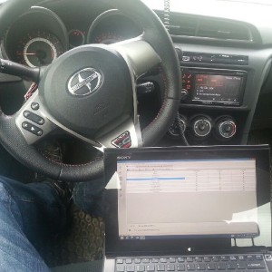 New data logging gear set up. Learned that in the entire life my car it&#03