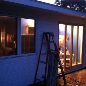 Outside progress!