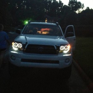 Daytime running lights the day I got my headlights