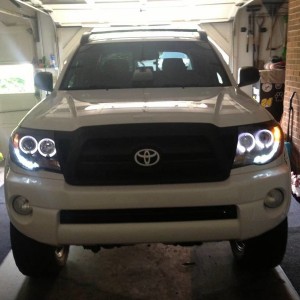 Daytime running lights on with new white front emblem