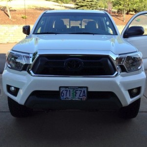 Blacked Out Stock Grill