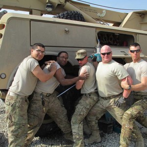 Posing like bosses on our MRV