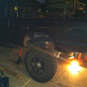 Shackles on a little bit ago