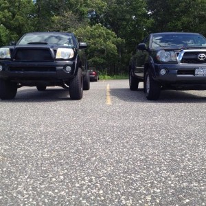 sitting next to a stock taco at work