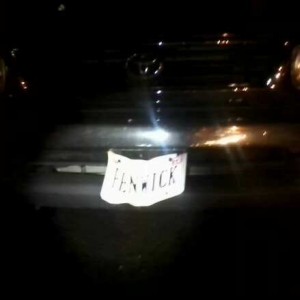 License Plate Vs. Traffic Cone