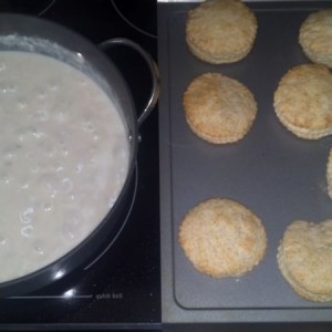 Biscuits and gravy