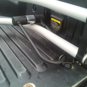 Bed extender theft prevention