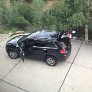 Our rental car is a heep! 