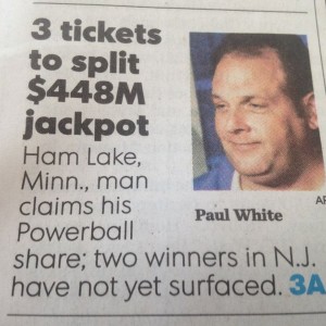Which nj db's won the lotto