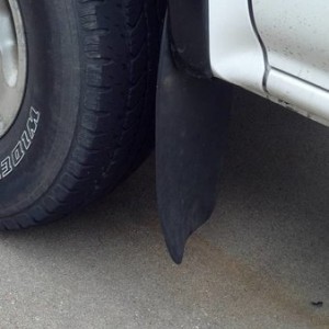 Front Mud Flaps Came In