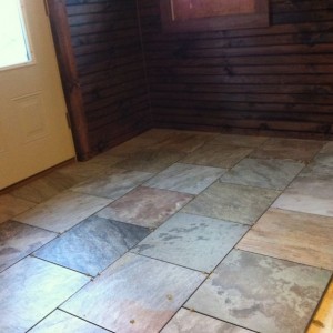Back door entryway! Wife's choice...I like it!!!