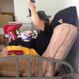 What my roommate and I do on weekends.