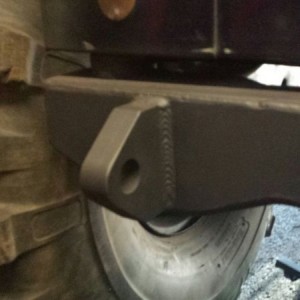 March Customs rear number with shackle point