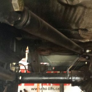 March Customs rear diff arms and drive shaft