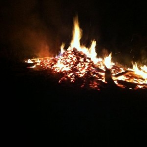 Deck burned fast.