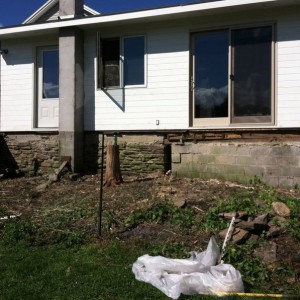 Ready for the new deck while waiting on the bamboo flooring!