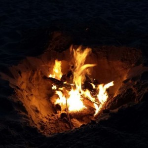 Another beach fire. Sent from my location where I am presently at.