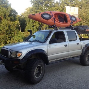 New setup for kayak