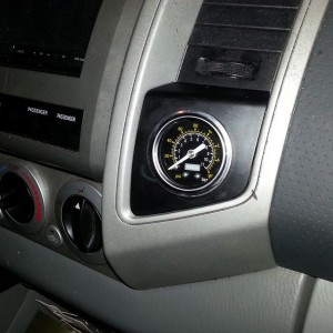 Air gauge now installed in dash