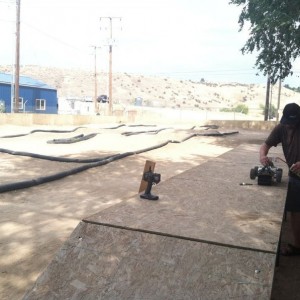 Me and Andy playing rc car