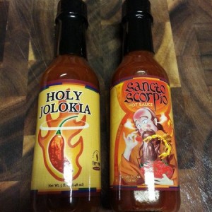 Parents sent me some hot sauce from their vacation in New Mexico. Apparentl