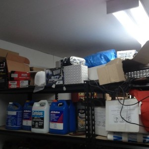 Shelf of goodies to go with previous pictures