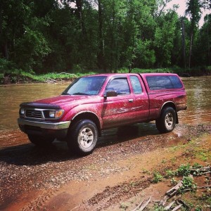 tacoma down at the river