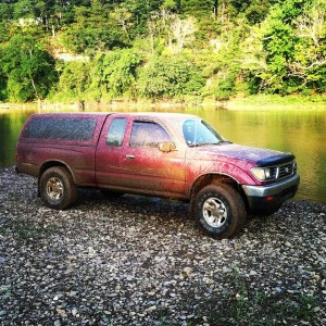 tacoma down at the river