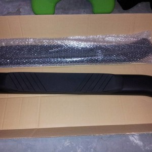 Ionic 5" black railway steps