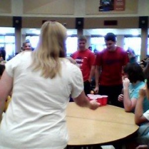 Beer Pong Freshman Year (Principal In White Shirt)