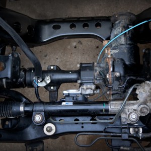 Perfect time to change out rack and pinion - Missed opportunity!