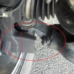 Turning Stopper Next to Control Arm