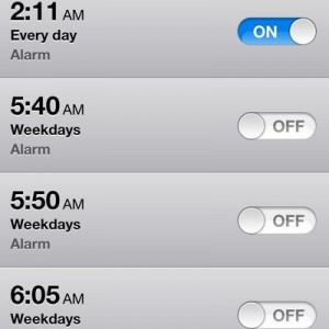 Tanks drunk me for setting my alarm. :facepalm: