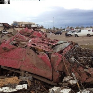 Browsing on instagram and came across this destroyed tacoma.