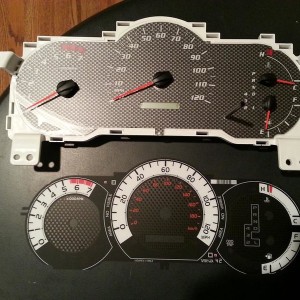 Black Cat Custom Gauge Face