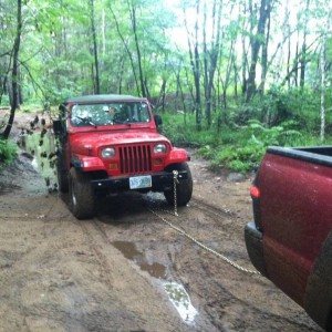 Pulling Jeeps