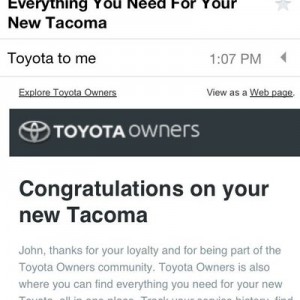 Uhhh....little late toyota...