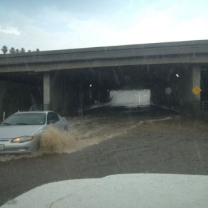 Flash flooding in Riverside!