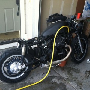 Fixin up the bike
